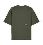 Khaki Printed T-shirt Back