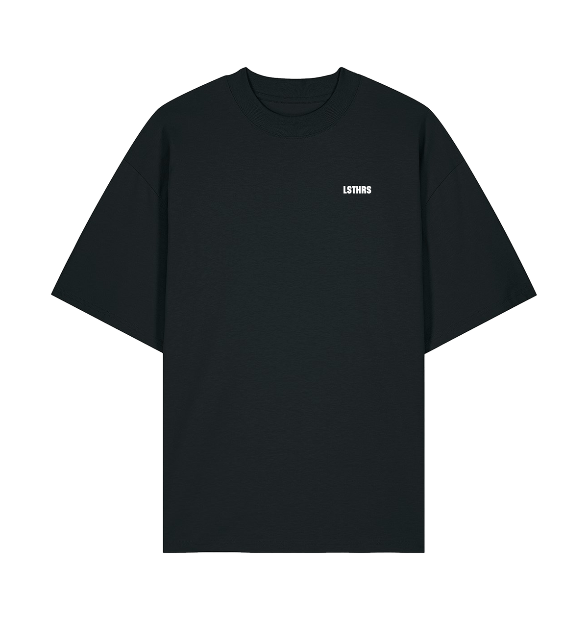 Black Printed T-shirt Front
