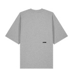Heather Grey Printed T-shirt Back