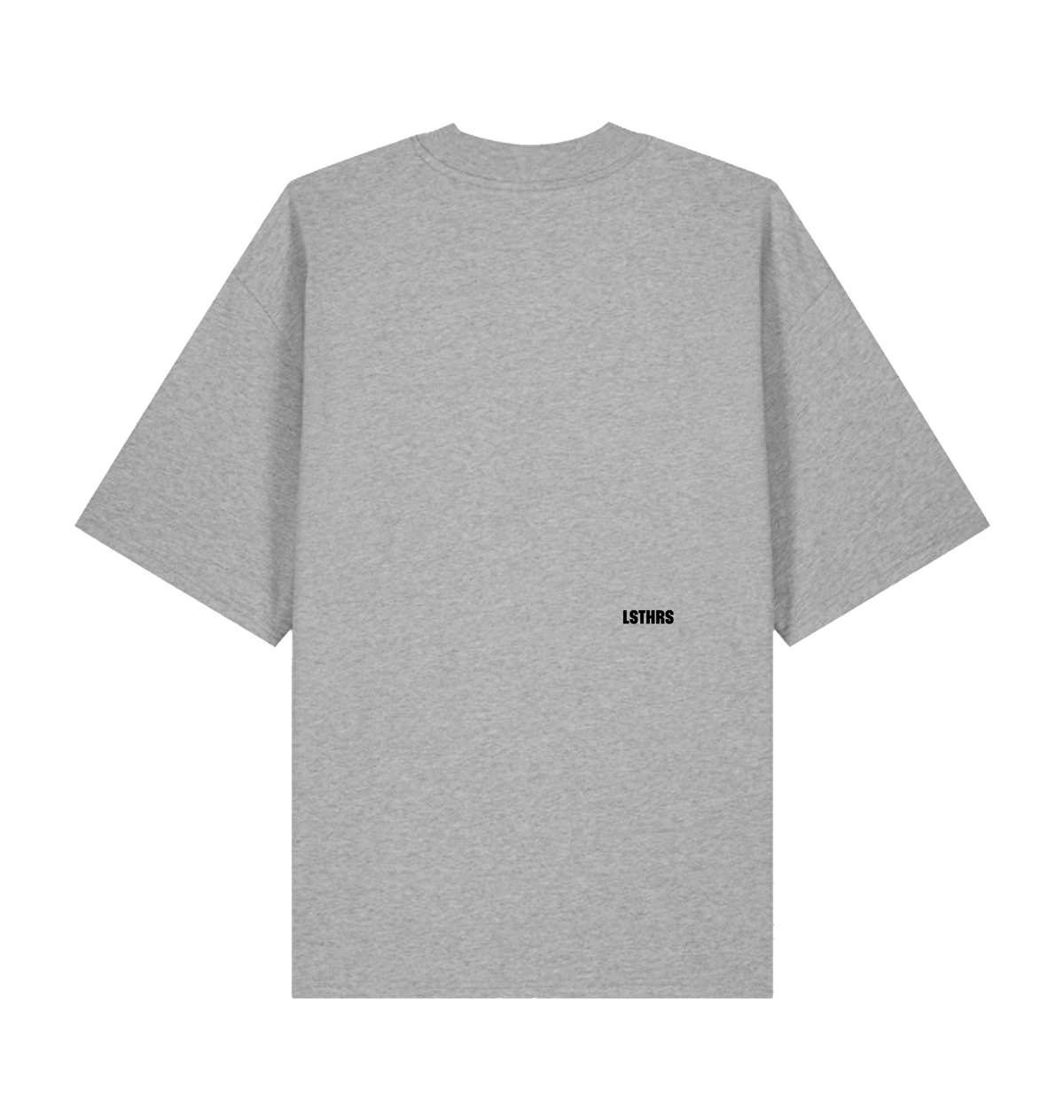 Heather Grey Printed T-shirt Back