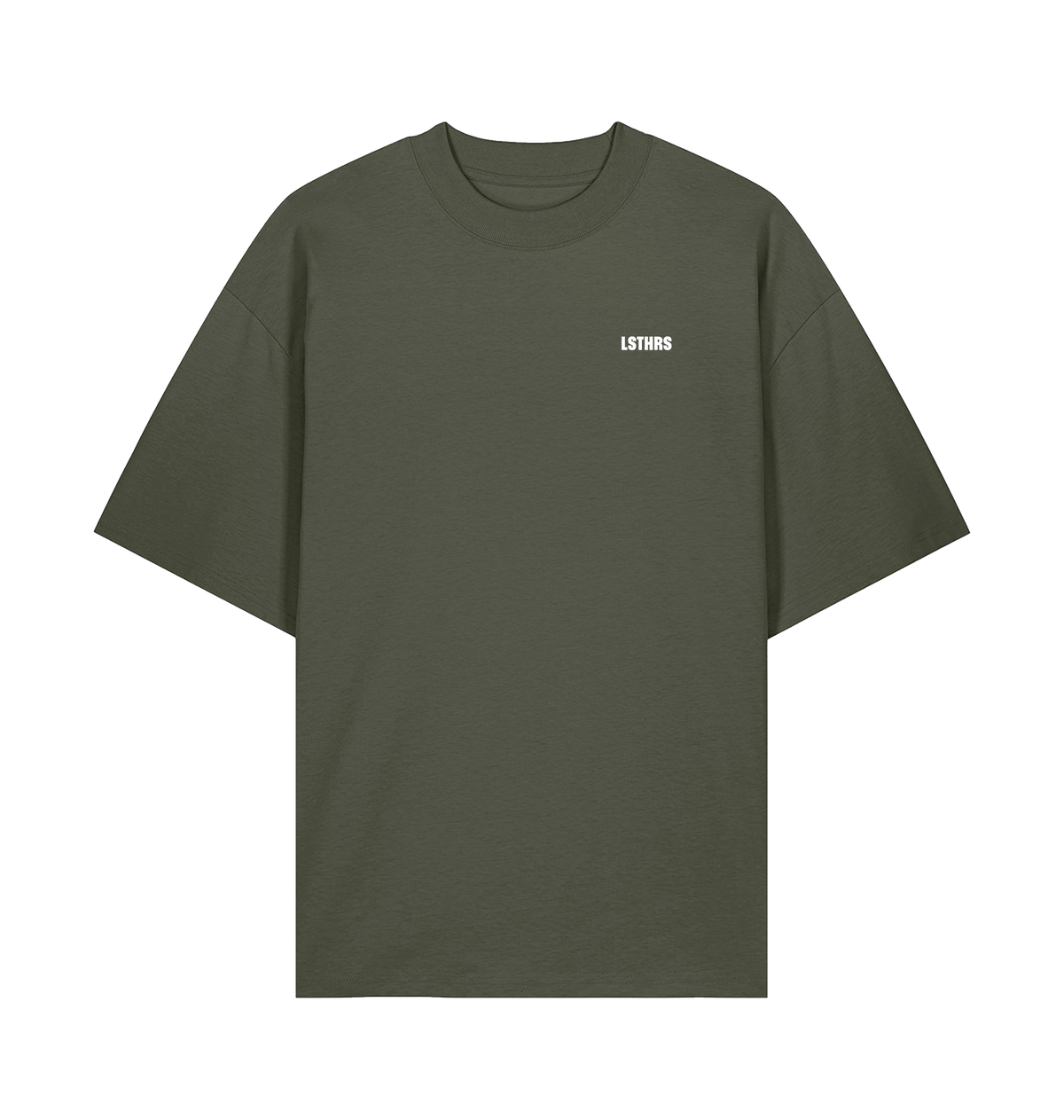 Khaki Printed T-shirt Front