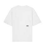 White Printed T-shirt Back