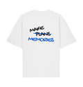 White Printed T-shirt Back