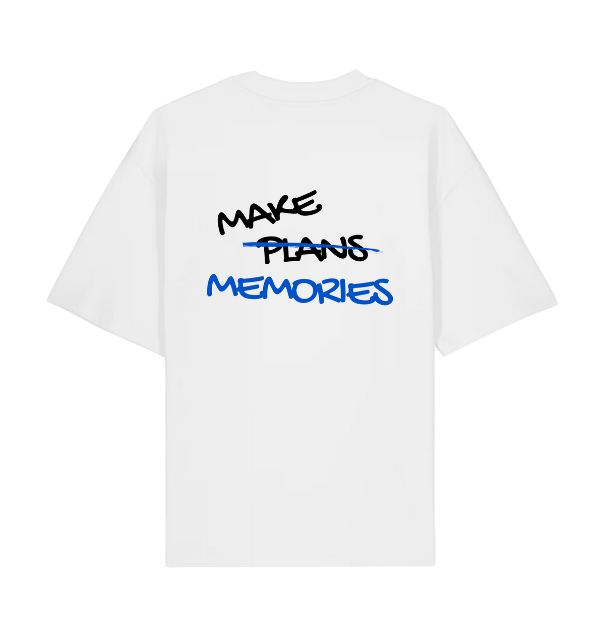 White Printed T-shirt Back