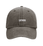 Brown vintage LSTHRS cap with white embroidered logo