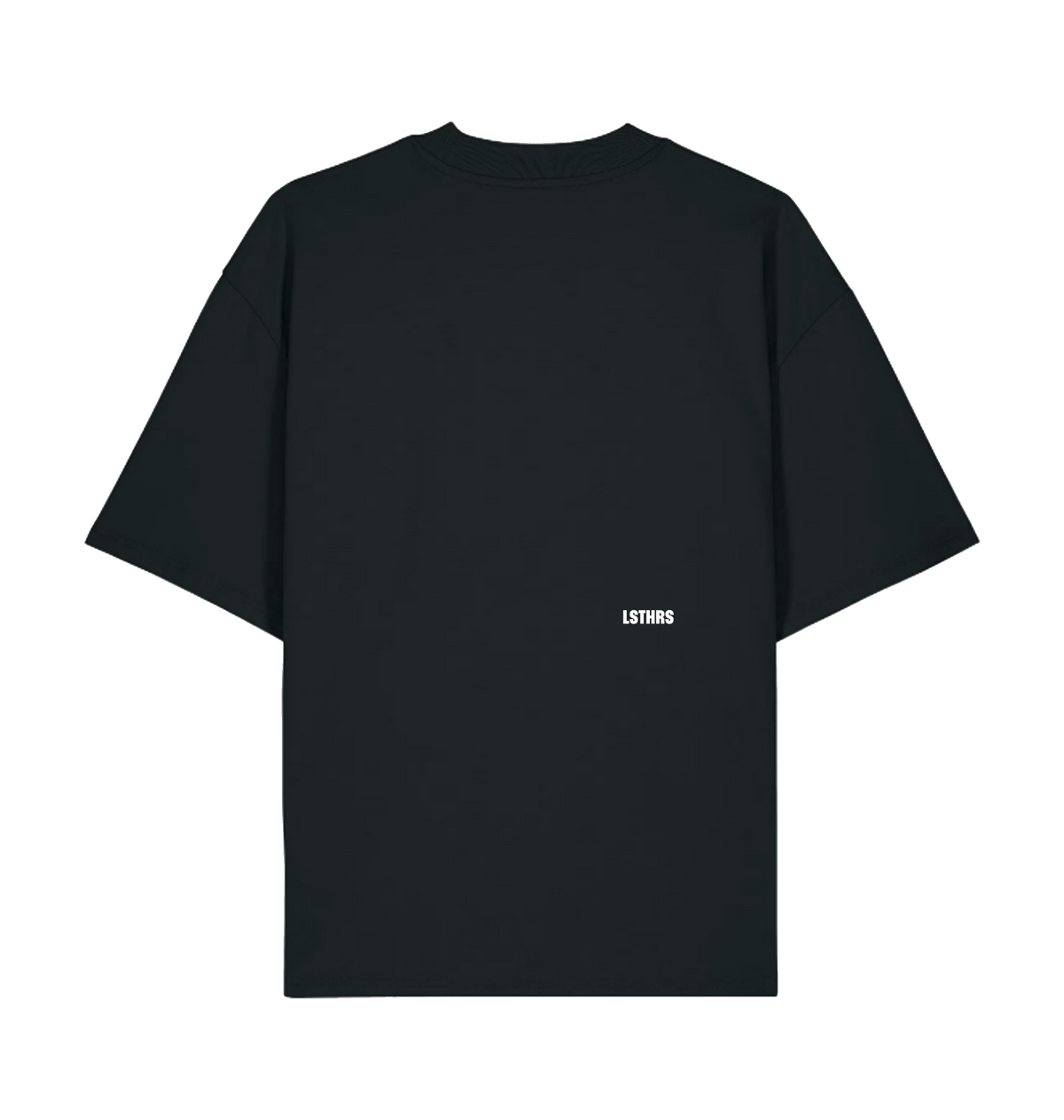 Black Printed T-shirt Back