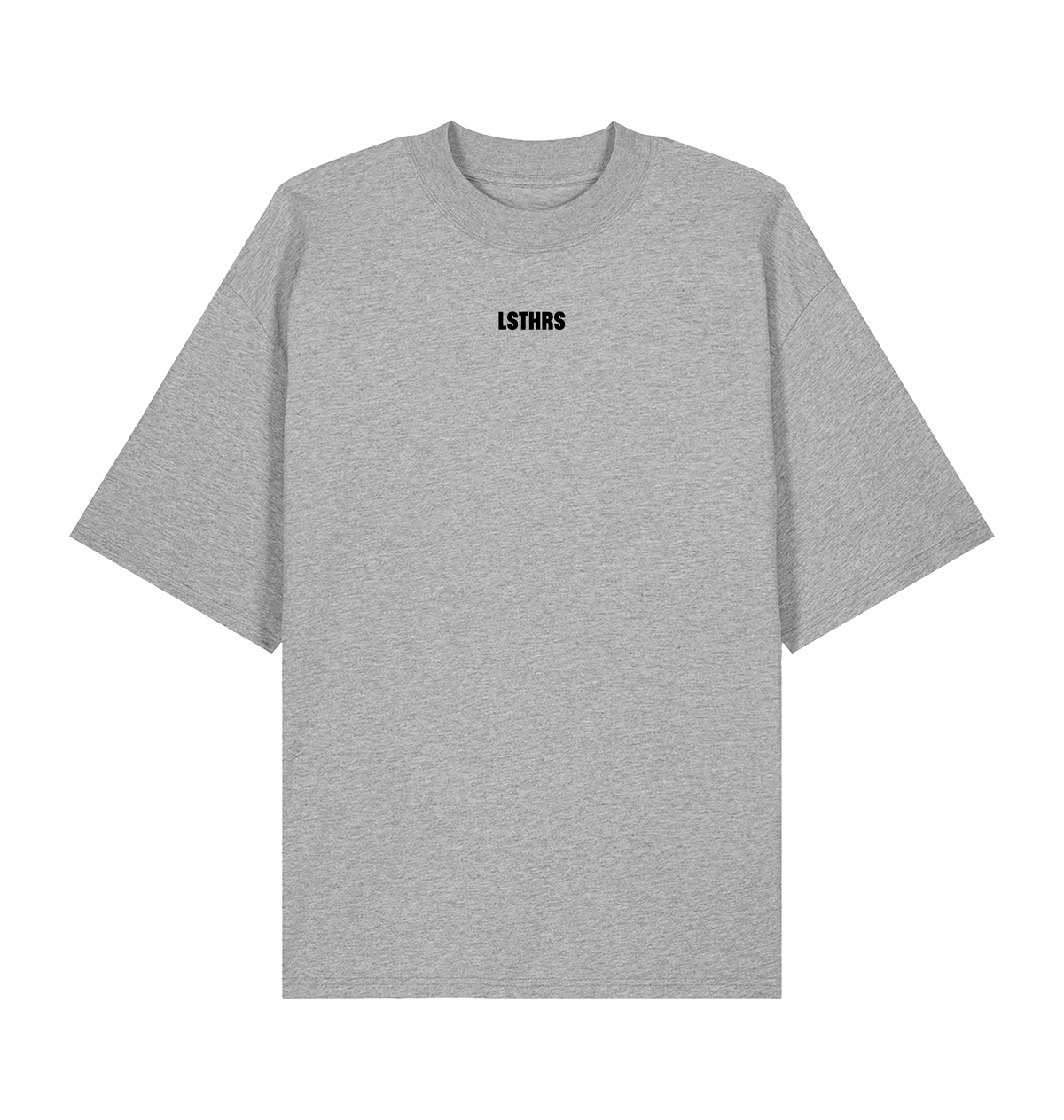 Heather Grey Printed T-shirt Front