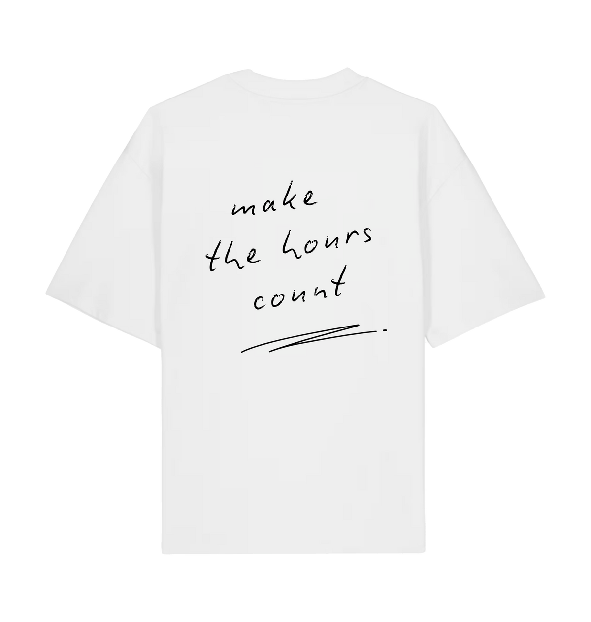 White Printed T-shirt Back